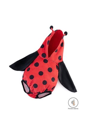 Body Disfraz Halloween Mariquita Bebé Unisex Rojo