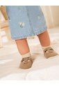 Zapatos Tipo Loafer Suela Blanda Café Bebé Niña Beige de BABY FRESH