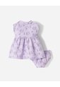 Conjunto Vestido + Bloomer Bebé Niña Lila de BABY FRESH