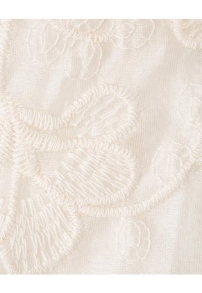 Conjunto Vestido + Bloomer Bordado Bebé Niña Blanco