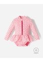 Vestido De Baño Rosado Estampado Rosa de BABY FRESH