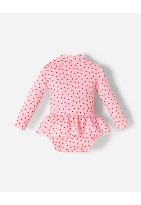Vestido De Baño Rosado Estampado Rosa