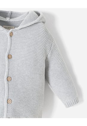 Suéter Regular Gris Bebé Unisex Gris
