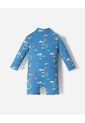 Traje De Baño Manga Larga Protección UV Estampado Bebé Niño Azul de BABY FRESH
