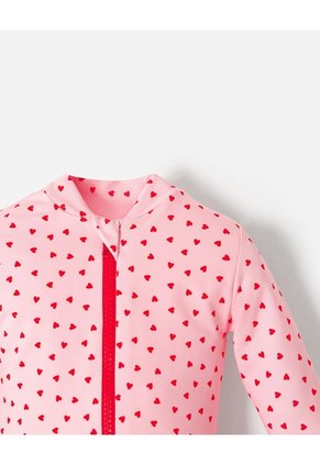 Vestido De Baño Rosado Estampado Rosa