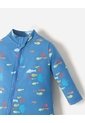 Traje De Baño Manga Larga Protección UV Estampado Bebé Niño Azul de BABY FRESH