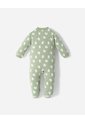 Pijama Algodón Cierre Doble Sentido Estampada Bebé Niña Verde de BABY FRESH