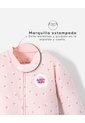 Pijama Cierre Doble Sentido Estampada Bebé Niña Rosa de BABY FRESH