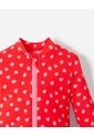 Vestido De Baño Manga Larga Protección UV Estampado Bebé Niña Rojo de BABY FRESH