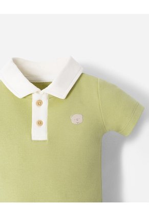 Conjunto Body + Bermuda Bebé Niño Verde