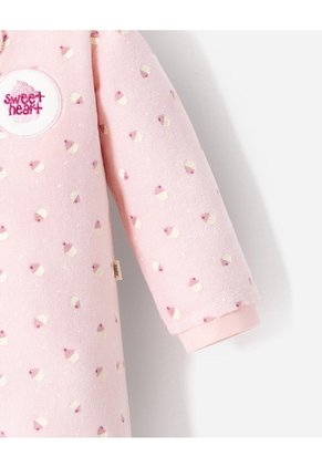 Pijama Cierre Doble Sentido Estampada Bebé Niña Rosa