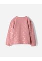 Camisa Manga Larga Regular Palo De Rosa Brillos Niña Rosa Claro de BABY FRESH