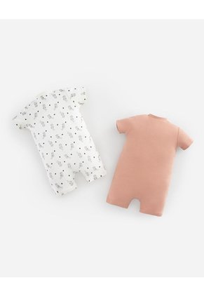Pijama Algodón Protector Cierre X2unds Surtida Bebé Unisex Multicolor