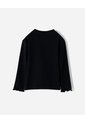 Camibuso Regular Acanalado Negro Niña Negro de BABY FRESH