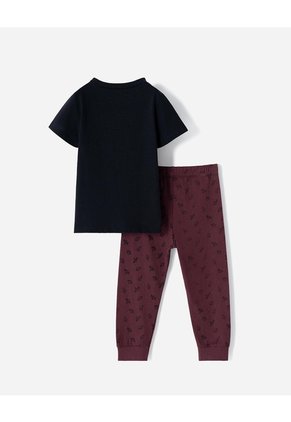 Pijama Camiseta + Pantalón Niño Negro