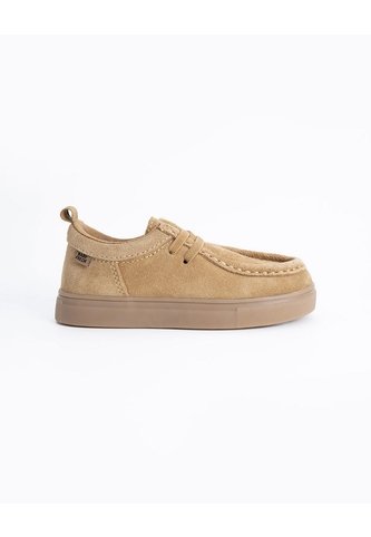 Zapato Tipo Mocasín Cuero Café Niño Cafe BABY FRESH
