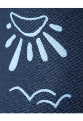 Pantaloneta De Baño Estampada Niño Azul