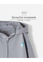 Buzo Oversize Gris Niño Gris de BABY FRESH