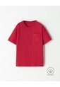 Camiseta Oversize Algodón Roja Niño Rojo de BABY FRESH