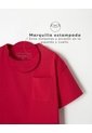 Camiseta Oversize Algodón Roja Niño Rojo de BABY FRESH
