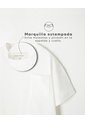 Camiseta Oversize Algodón Blanca Niño Blanco de BABY FRESH