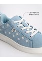 Tenis Casuales Azules Bordados Niña Azul de BABY FRESH