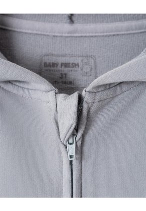 Buzo Oversize Gris Niño Gris