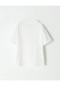 Camiseta Oversize Algodón Blanca Niño Blanco de BABY FRESH