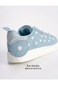 Tenis Casuales Azules Bordados Niña Azul de BABY FRESH