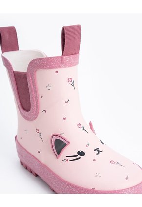 Botas De Lluvia Gato Niña Multicolor