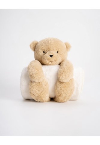 Cobija Para Bebé + Peluche De Oso BABY FRESH