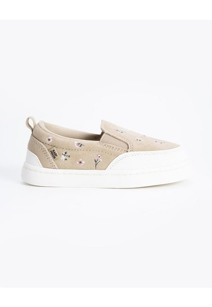 Zapatos Slip On Bordados Niña Multicolor