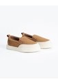 Zapatos Tipo Slip On En Pana Café Niño Cafe de BABY FRESH