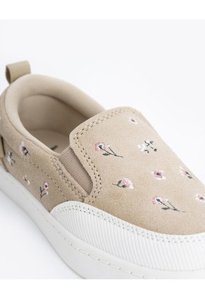 Zapatos Slip On Bordados Niña Multicolor
