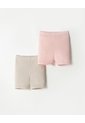 Short Ajustado Rib X2unds Surtido Niña Multicolor de BABY FRESH
