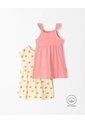 Vestido Corto Algodón X2unds Surtido Niña Multicolor de BABY FRESH