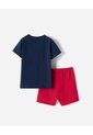 Pijama Camiseta + Short Algodón Niño Azul de BABY FRESH