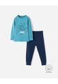 Pijama Buzo + Pantalón Algodón Niño Verde de BABY FRESH