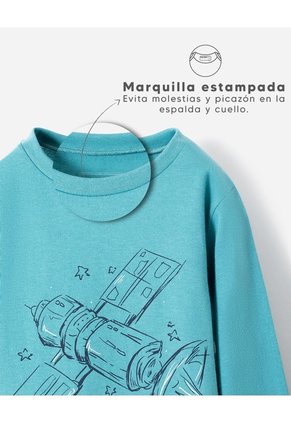Pijama Buzo + Pantalón Algodón Niño Verde