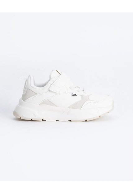 Tenis Chunky Blancos Niña Blanco