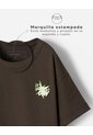 Camiseta Oversize Algodón Estampada Niño Chocolate de BABY FRESH