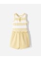 Enterizo Corto Regular Rayas Niña Multicolor de BABY FRESH