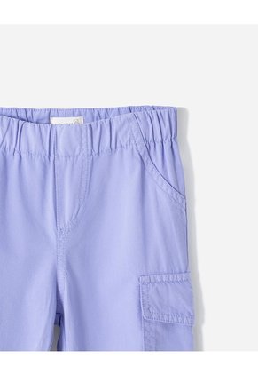 Pantalón Cargo Algodón Lavanda Niña Lavanda