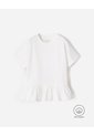 Camiseta Oversize Algodón Blanca Niña Blanco de BABY FRESH