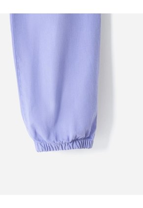 Pantalón Cargo Algodón Lavanda Niña Lavanda