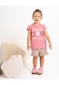 Conjunto Camiseta + Short Niña Rosa de BABY FRESH