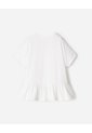 Camiseta Oversize Algodón Blanca Niña Blanco de BABY FRESH