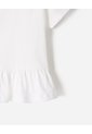 Camiseta Oversize Algodón Blanca Niña Blanco de BABY FRESH