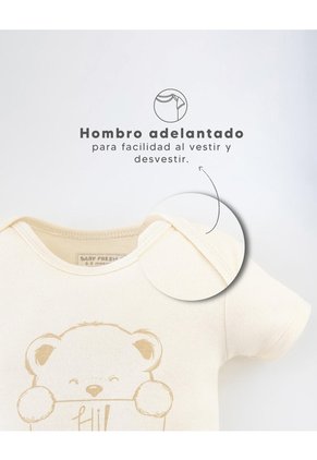 Body Botones A Presión Algodón X5unds Surtido Bebé Unisex Multicolor