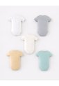 Body Botones A Presión Algodón X5unds Surtido Bebé Unisex Multicolor de BABY FRESH